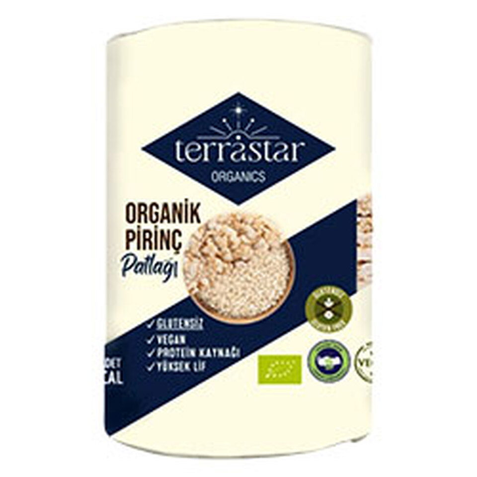 TERRASTAR ORGANİK PİRİNÇ  PATLAĞI 100 GR